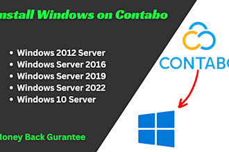 install windows on your contabo vps server