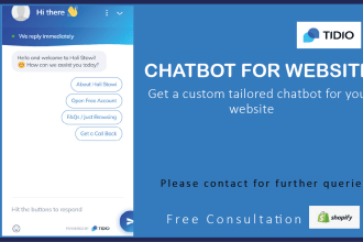 create ai chatbot for your website with tidio