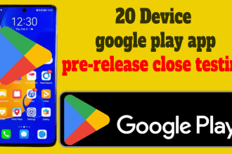 provide dedicated google play app pre release close testing