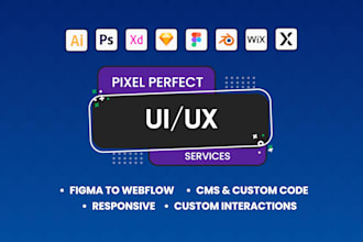 do UI UX design for web, dashboard, mobile app or prototype wireframes