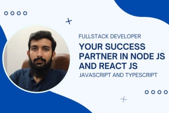 develop your web application using HTML, node js, react, next js
