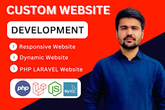 design redesign develop custom responsive business website, website development