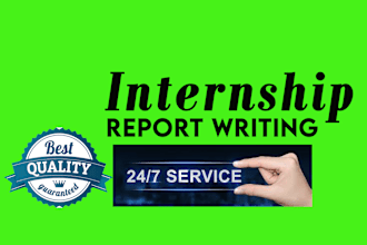 help you with graduation report, internship