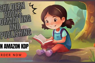 professional childrens book formatting for KDP ingramspark lulu and more