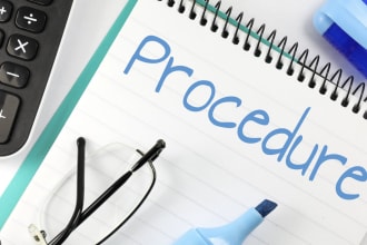 create or modify your standard operations procedures sop