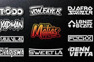 design professional music, band, and dj logo