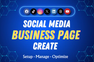 create and setup your facebook business page and effective social media account