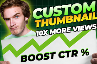 design gaming thumbnail, clickbait thumbnail