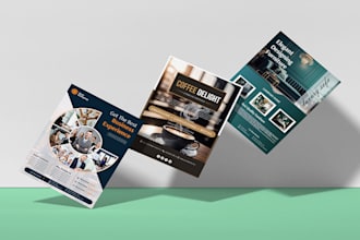 design trendy professional flyer