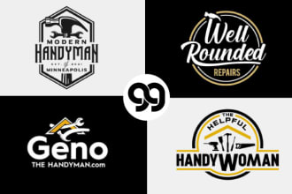do handyman carpenter electrician plumber logo design