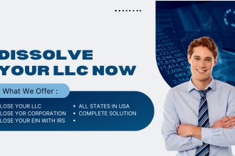 prepare dissolution and termination docs for your corporation and llc