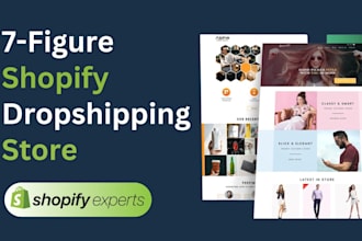 set up and design a branded dropshipping shopify store