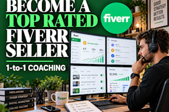 coach you to become a top rated fiverr seller