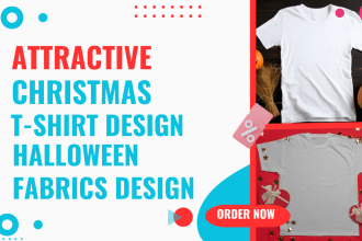 design christmas wear trendy t shirt halloween fabrics shopify store website