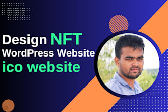 design a stunning nft website and cryptocurrency ico website
