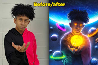 do realistic photo manipulation, photo compositing, any photoshop editing