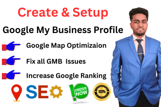 setup and optimize google my business profile for restaurants and cafes
