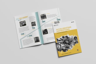 design an annual report for you