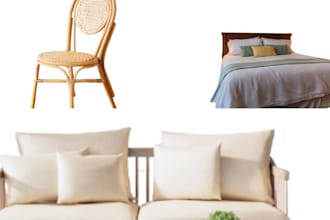 professionally remove background from furniture