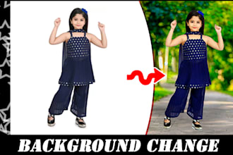 photo clipping path and change background