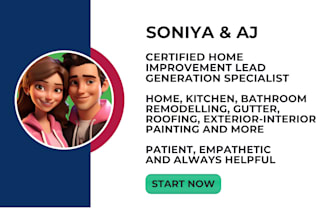 generate home improvement, roofing, solar, kitchen, bathroom remodel leads