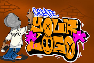 make a custom graffiti for you brand and business