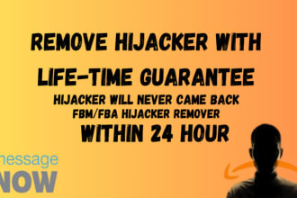remove amazon hijacker from your product listing within 24 hour