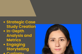 write success stories and case studies for your project