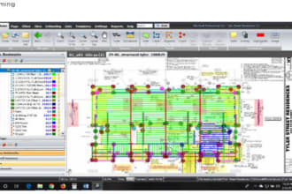 concrete, rebar, formwork takeoff and cost estimate