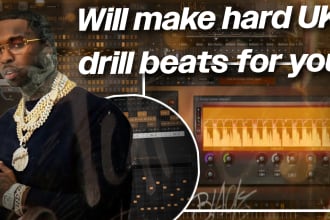make exclusive uk drill beat professionally for you