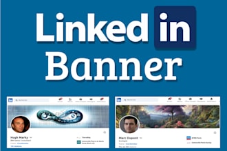 create customized linkedin banner for freelancer