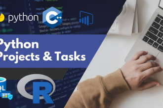 do data analytics assignments in python, ecxel, sql, r