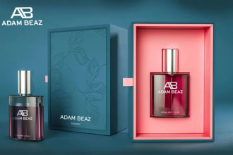 design perfume bottle with packaging box perfect for you
