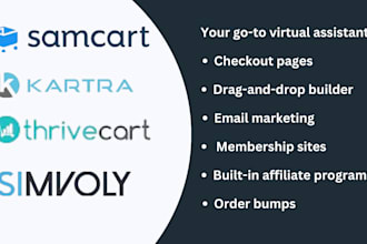 build samcart, thrivecart funnel, samcart landing page, online course