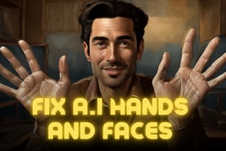 fix enhance your generated ai art fix hands face and objects
