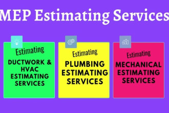 do mep material takeoff, cost estimation of construction projects on planswift