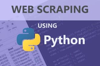 do web scraping, data mining, data scraping from any website
