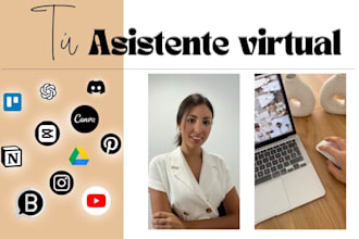 sere tu asistente virtual, project manager