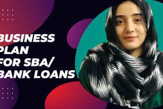 write a business plan for sba loan