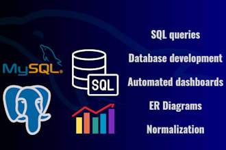 develop and optimize sql queries and databases