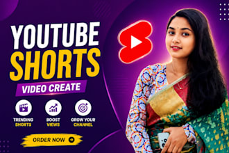 create youtube, facebook, instagram viral shorts video