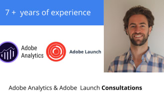 provide adobe analytics and launch consultations