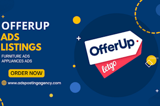 professional offerup ads posting service