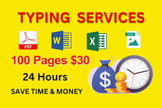 type your scanned documents, PDF files or handwritten notes into word