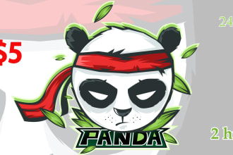 cartoonist image and draw creative mascot logo