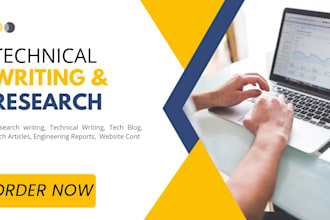 do technical research and writing