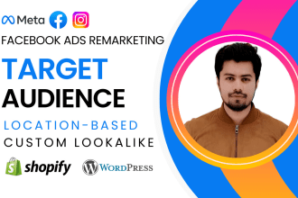 target lookalike, custom audience for remarketing, facebook location ads