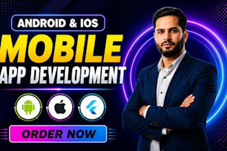 develop flutter mobile app, cross platform ios android app developer