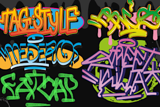 do create handstyle graffiti logo