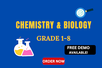 be online biology and chemistry tutor for you